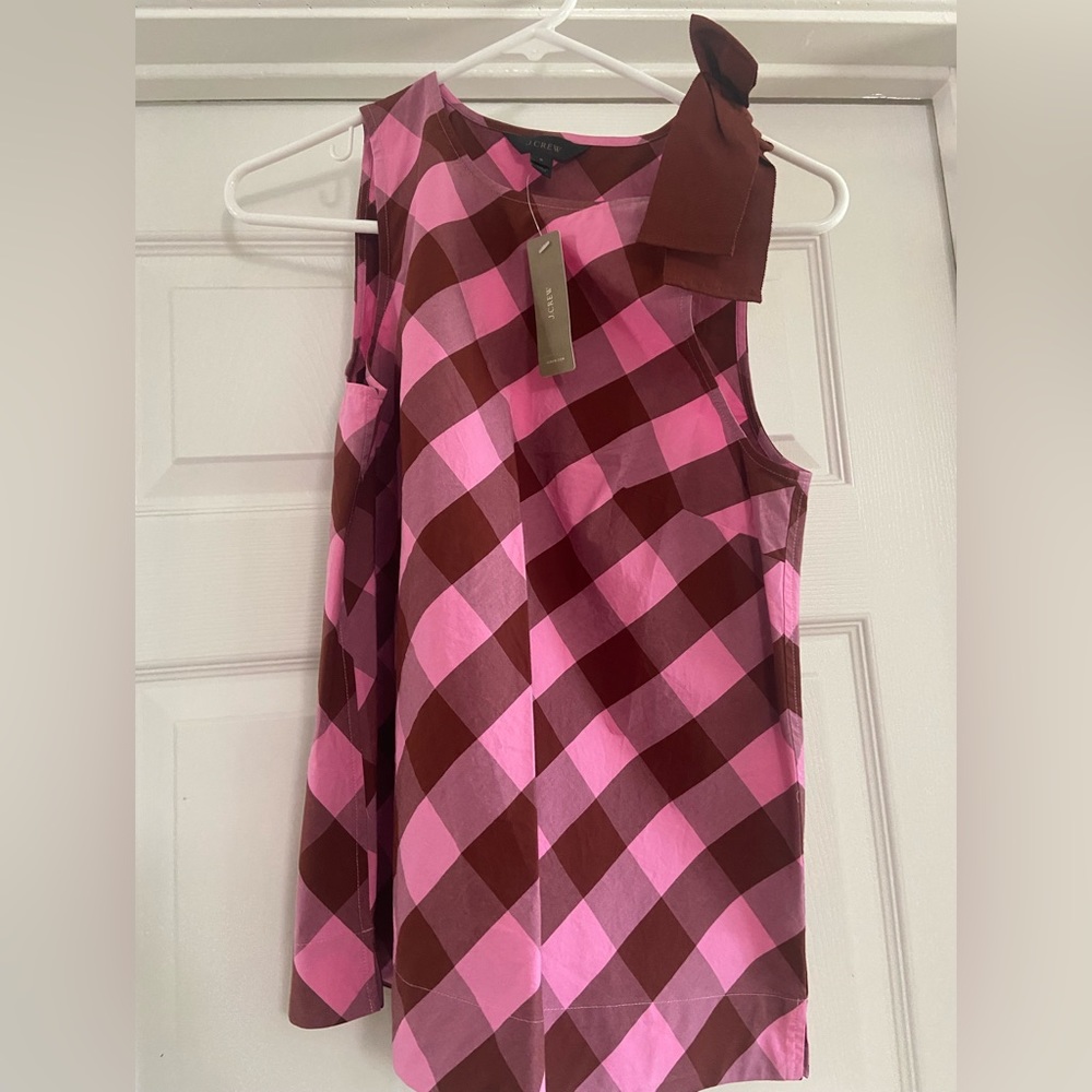 J. Crew tank with bow! NWT!